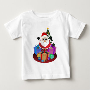 Camiseta Para Bebê Papai Noel - Natal