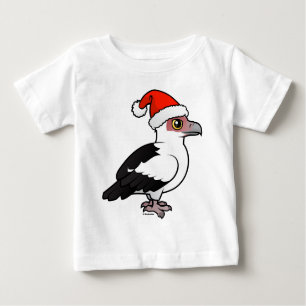 Camiseta Para Bebê Papais noeis-abutre-de-palma