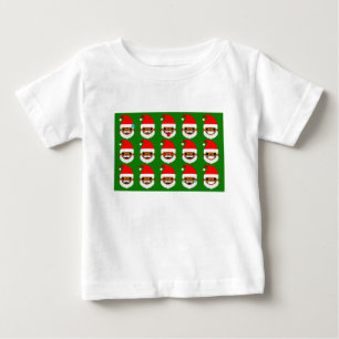Camiseta Para Bebê papais noeis africanos emoji emoticons