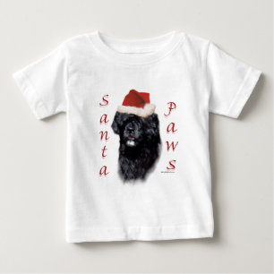 Camiseta Para Bebê Papais noeis de Cães de Água em Português