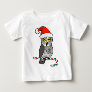 Camiseta Para Bebê Papais noeis de Cinza excelente