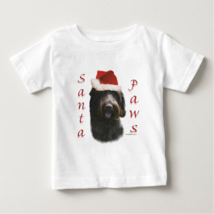 Camiseta Para Bebê Papais noeis de Griffon com Ponteiro por Fio