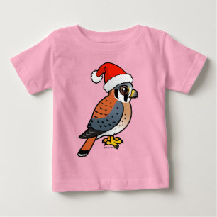 Camiseta Para Bebê Papais noeis do Kestrel Americano