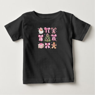 Camiseta Para Bebê "Papais noeis e Dinossauros Magia"