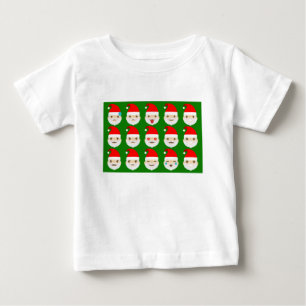 Camiseta Para Bebê papais noeis emoji emoticons