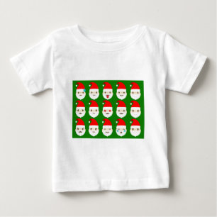Camiseta Para Bebê papais noeis emoji emoticons