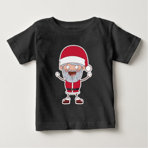 Camiseta Para Bebê Papais noeis engraçados, roupa personalizada