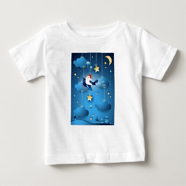 Camiseta Para Bebê Papais noeis estão chegando (Frente)