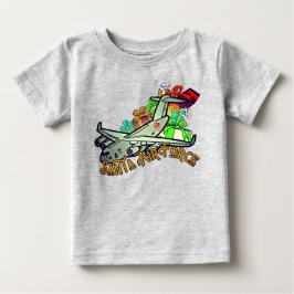 Camiseta Para Bebê Papais noeis, Força Aérea, Exército