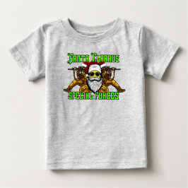 Camiseta Para Bebê Papais noeis, forças especiais, exército