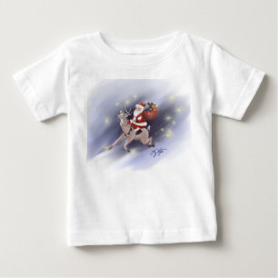 Camiseta Para Bebê Papais noeis Fornecem T-Shirt