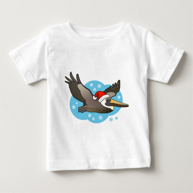 Camiseta Para Bebê Papais noeis Peli (Frente)