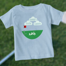 Papaizinho Bonitinho Pequeno Caddie Golfista Júnio