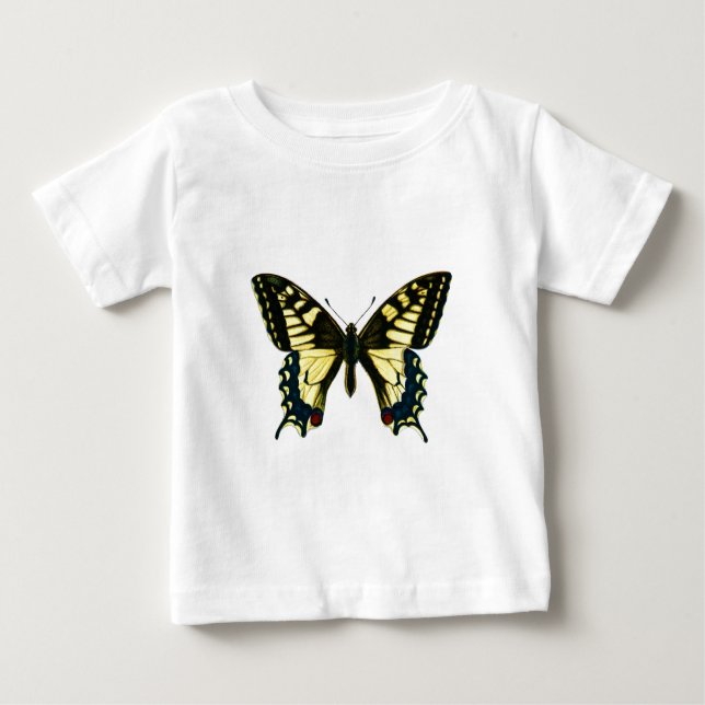 Camiseta Para Bebê Papilio machaon (Frente)