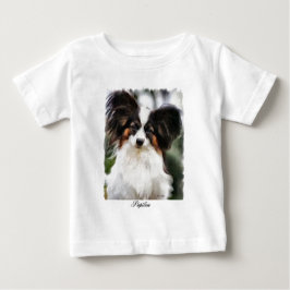 Camiseta Para Bebê Papillon Art Gifts