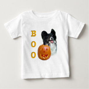 Camiseta Para Bebê Papillon Halloween BOO