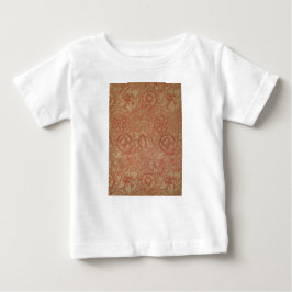 Camiseta Para Bebê Papoila cor-de-rosa (por William Morris) (Padrão V