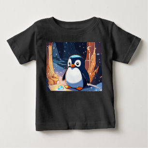 Camiseta Para Bebê Paqueiros de pinguim