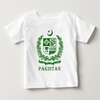 Camiseta Para Bebê PAQUISTÃO - emblema/brasão/bandeira/símbolo