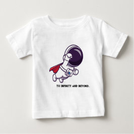 Camiseta Para Bebê Para Infinidade E Além - TShirt