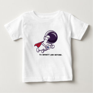 Camiseta Para Bebê Para Infinidade E Além - TShirt