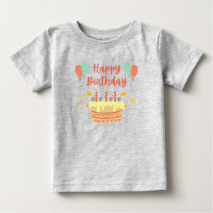 Camiseta Para Bebê Parabéns