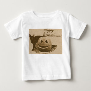 Camiseta Para Bebê Parabéns Feliz Dia das Bruxas