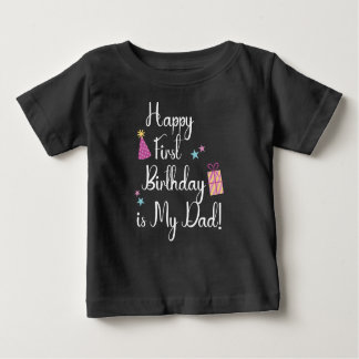 Camiseta Para Bebê Parabéns Pai Bebê T-Shirt