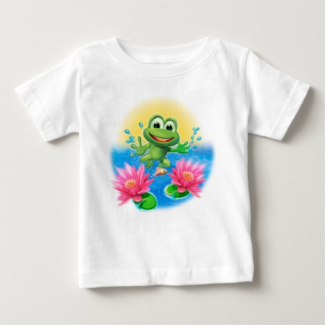 Camiseta Para Bebê Parabéns, Ruffle T shirts personalizado (Frente)