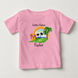 Camiseta Para Bebê Paradise Little Gator - SRF
