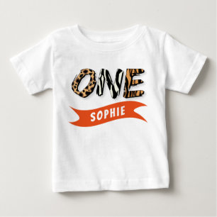 Camiseta Para Bebê Paraíso Um Primeiro Aniversário