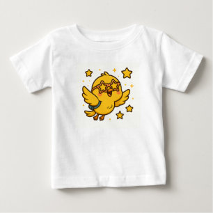 Camiseta Para Bebê Pardal Doce