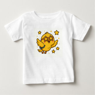 Camiseta Para Bebê Pardal Doce