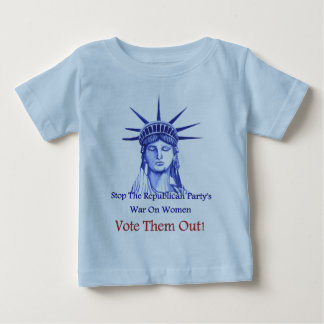 Camiseta Para Bebê Pare a guerra em mulheres