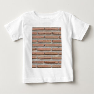Camiseta Para Bebê Parede de tijolos