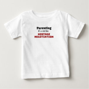Camiseta Para Bebê Parentalidade...É muito parecido com a negociaç