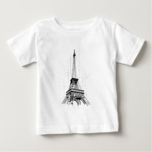 CAMISETA PARA BEBÊ PARIS