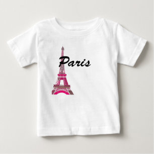 Camiseta Para Bebê Paris