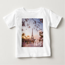 Camiseta Para Bebê Paris