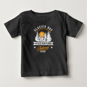 Camiseta Para Bebê Parque Nacional da Baía de Glacier