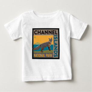 Camiseta Para Bebê Parque Nacional das Ilhas do Canal Raposa