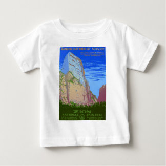 Camiseta Para Bebê Parque nacional de Zion