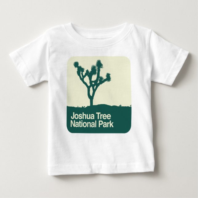 Camiseta Para Bebê Parque Nacional Joshua Tree (Frente)