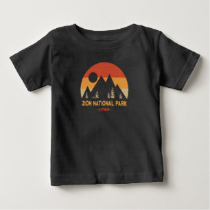 Camiseta Para Bebê Parque Nacional Zion