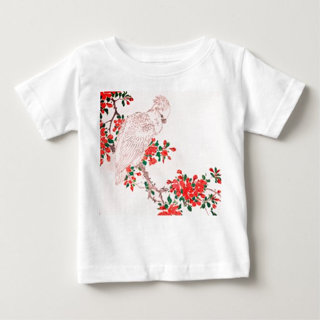 Camiseta Para Bebê PARROT COM O NOME PERSONALIZADO TODDLER T-Shirt (Frente)