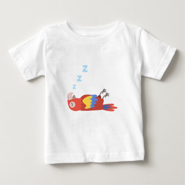 Camiseta Para Bebê Parrot T-Shirt (Frente)