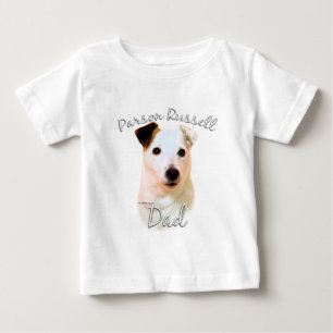 Camiseta Para Bebê Parson Russell Terrier (suave) Pai 2