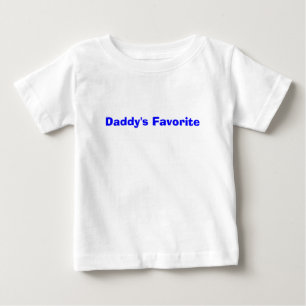 Camiseta Para Bebê Parte dianteira do favorito do pai