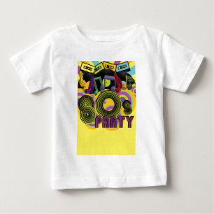 Camiseta Para Bebê partido 80s