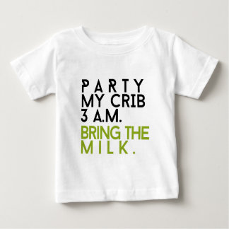 Camiseta Para Bebê Party meu t-shirt da ucha 3AM